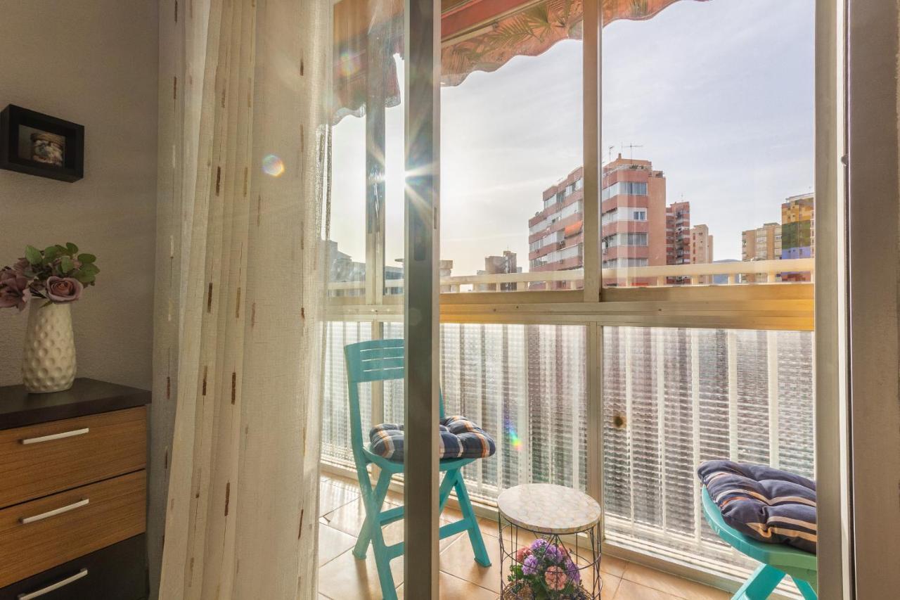 2Br Flat - Aircon - 5 Min Walk To Benidorm Beach Lägenhet Exteriör bild