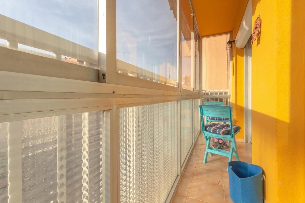 2Br Flat - Aircon - 5 Min Walk To Benidorm Beach Lägenhet Exteriör bild