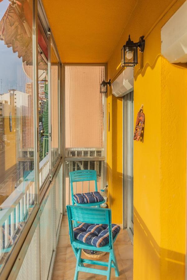 2Br Flat - Aircon - 5 Min Walk To Benidorm Beach Lägenhet Exteriör bild